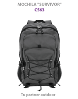 Mochila Survivor wope Regalos Corporativos Publicidad para Empresas logos full color merchandising