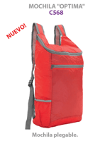 mochila optima wope Regalos Corporativos Publicidad para Empresas logos full color merchandising