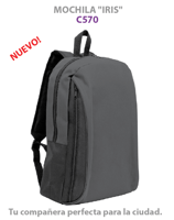 Mochila IRIS WOPE Regalos Corporativos Publicidad para Empresas con logos full color merchandising