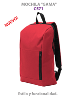 Mochila gama WOPE Regalos Corporativos Publicidad para Empresas con logos full color merchandising
