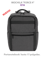 Mochila Force 4 wope Regalos Corporativos Publicidad para Empresas logos full color merchandising