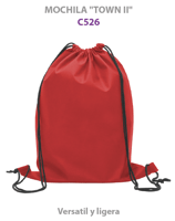 mochila Town wope Regalos Corporativos Publicidad para Empresas logos full color merchandising
