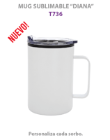 MUG SUBLIMABLE DIANA Regalos Corporativos Publicidad Empresas logos full color merchandising