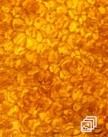 a close up of honey