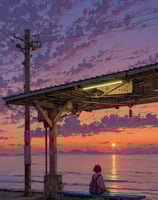 japan sunset picture