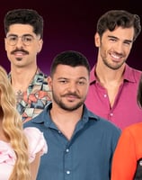 Os primeiros nomeados do big brother 2025 da TVI, Carina, Micael, Diogo, Inês e Leonardo
