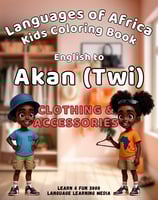 Akan (Twi) Clothing and Accessories Coloring Book