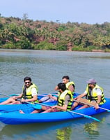 kayaking with friends