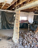 Demolition in full swing