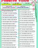 Passive Voice worksheet