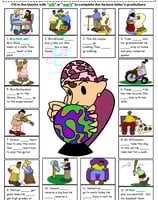 will future simple making predictions fortune teller exercises worksheet