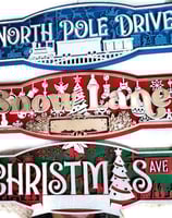 Where Does Santa Live In Your Neighborhood?  These Christmas Road Signs Let Everyone Know Where!