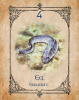 Eel, Animal Spirit Oracle Card, Twilight Deck The Spiritual Centre Shop; 