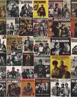 A collage of nine hip-hop album covers featuring various artists, each with distinct artwork. The covers display bold typography and imagery representing the artists' styles and the urban culture they belong to.