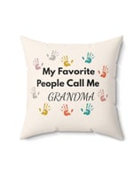 a pillow with a pillow that says, my favorite favorite call me grandma