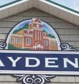Town of Ayden, NC sign on a building.