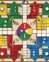 a staircase in a building