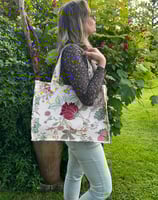 grand sac cabas motif fleuris paisley