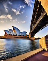 airplane on sky during golden hour