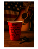 patriotic red solo cup toby american flag
