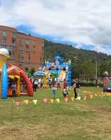 Guaranteed inflatable fun for everyone: color, adventure, and laughter at your next school event. 🎉