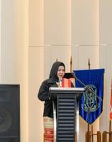 Sambutan Pembina Yayasan Kunci Ilmu Pada Acara Wisuda Ke XII  STIKes NUsantara