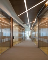 Renovación completa de oficinas con mobiliario personalizado.
