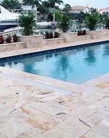 TRAVERTINE PATIO PRESSURE WASHING SERVICES