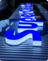 a sign that says,'s the name of a company
