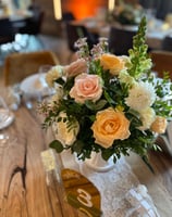 centre de table fleuri mariage