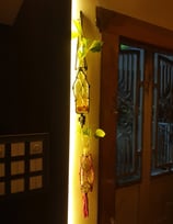 macrame bottle plant hanging