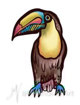 Illustrations from the menu for Beachbum Berry's Latitude 29 by New Orleans artist Melissa Vandiver.