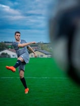 Football team photography