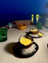 Four Seasons Kuda Huraa dinner soup