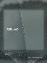Contoh kain kanvas polyester SIGNIFO warna Abu SMA.