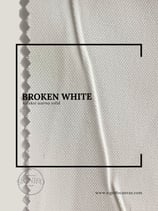Contoh kain kanvas polyester SIGNIFO warna Broken White.