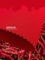Contoh kain kanvas polyester SIGNIFO warna Merah.