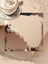 Contoh kain kanvas polyester SIGNIFO warna Mocha.