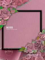 Contoh kain kanvas polyester SIGNIFO warna Rose.