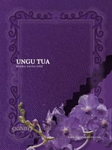 Contoh kain kanvas polyester SIGNIFO warna Ungu Tua.