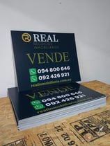 carteles en cartonplast