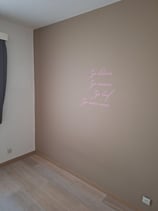 Photo avant transformation de l'appartement à Knokke, vue de la seconde chambre