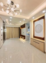 Luxurious Living Room of 3 BHK Luxury Builder Floor Near 100 Feet Road — Chattarpur