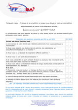 Image du questionnaire de santé pour les majeurs, disponible à télécharger
