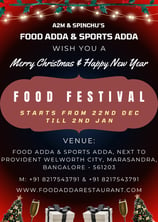 Christmas festival pamphlet design with party theme