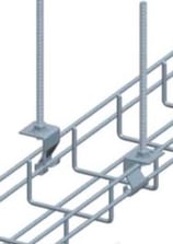 Apply to: Hang trays under ceiling Fit for:Diameter of wire from 3.5mm to 6.0mm,the width of tray s