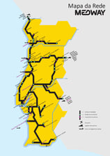 Mapa rede mercadorias Medway