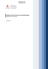 Impact of school closures on the attainment gap