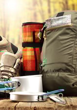 material de acampada