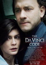 Poster for the film, The Da Vinci Code. 